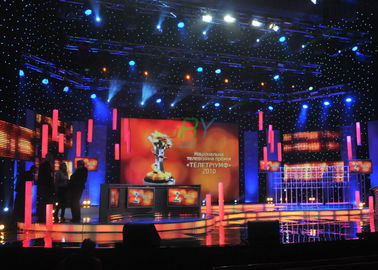 China Commercial Hanging LED Display 17222 Dots / Sqm LED Video Screen Rental supplier