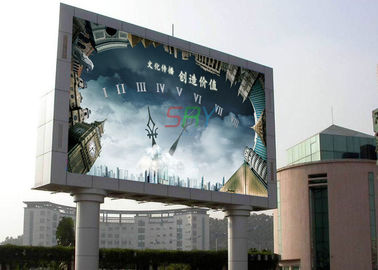 China Double Column Outdoor LED Billboard Waterproof LED Screen Pixel Pitch 12MM supplier