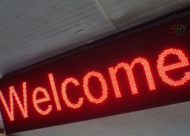 China Aluminum Frame Programmable LED Scrolling Message Board For Shop Advertising supplier