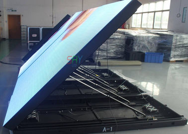 China 6500cd / sqm Front Service Outdoor Full Color LED Display Double Sided P10 CE RoHS supplier