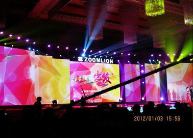 China HD Led Video Billboard PH4MM Tube Rental LED Display RGB For Wedding supplier