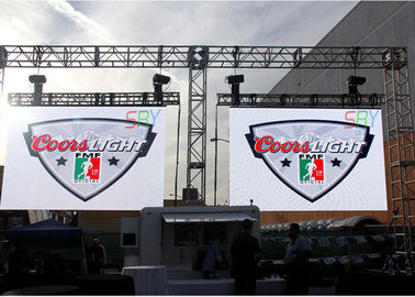 China SMD 3535 PH8mm Mobile RGB Rental LED Display Stage 640mm x 640mm supplier