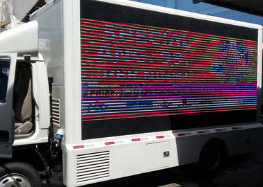 China DIP346 Truck Mounted LED Screen , mobile billboard trucks Light weight supplier