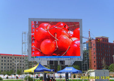 Big Static Waterproof P16 LED Display , 8000 Nit Outdoor LED Video Wall supplier