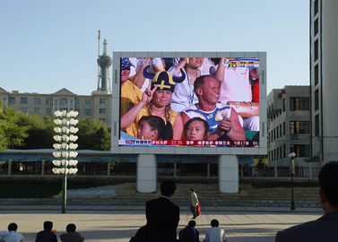 Big Static Waterproof P16 LED Display , 8000 Nit Outdoor LED Video Wall supplier