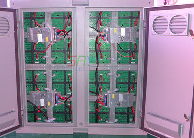 1R1G1B IP65 P16 LED Screen Cabinet 8000cd / sqm With Steel Cabinet Material supplier