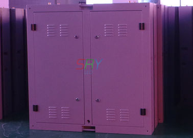 1R1G1B IP65 P16 LED Screen Cabinet 8000cd / sqm With Steel Cabinet Material supplier