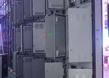 1R1G1B IP65 P16 LED Screen Cabinet 8000cd / sqm With Steel Cabinet Material supplier