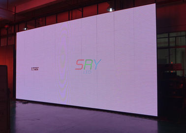 1R1G1B IP65 P16 LED Screen Cabinet 8000cd / sqm With Steel Cabinet Material supplier