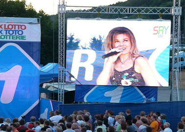 Waterproof Concert Rental LED Display Die Casting Aluminum , Slim LED Screen supplier