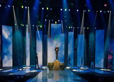 4mm SMD2121 Portable Stage LED Screens , Super Light LED Stage Curtain Screen supplier