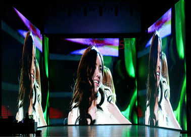 1200 nit Rental Indoor Fixed LED Display P3 With Brushed Aluminum Cabinet supplier