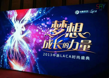 1200 nit Rental Indoor Fixed LED Display P3 With Brushed Aluminum Cabinet supplier