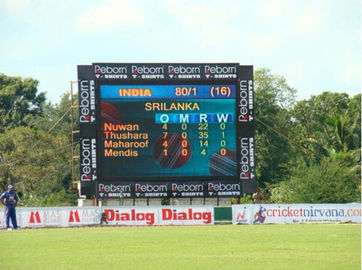8000 nit Static Stadium Perimeter LED Display , Full Color Football Stadium Screen supplier