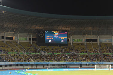 8000 nit Static Stadium Perimeter LED Display , Full Color Football Stadium Screen supplier
