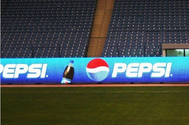Waterproof Static Stadium Perimeter LED Display With Big Viewing Angle supplier