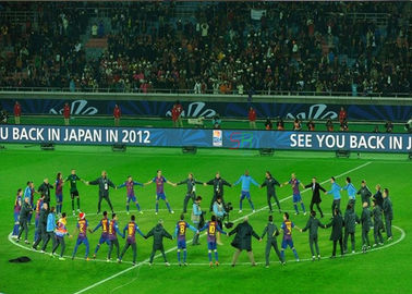 Waterproof Static Stadium Perimeter LED Display With Big Viewing Angle supplier