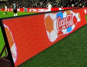 DIP346 Advertising Sport LED Display 16mm Football Pitch Advertising Boards supplier