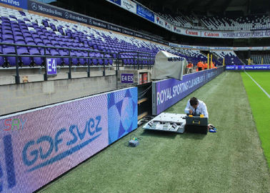 2R1G1B P16 Stadium Perimeter LED Display For Football Club , Tadium Advertising Boards supplier