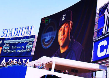 Mobile P8 Stadium Perimeter LED Display , Electronic Scoreboard With Remote supplier