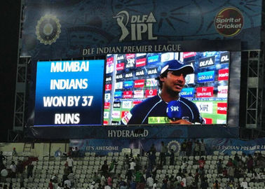 Mobile P8 Stadium Perimeter LED Display , Electronic Scoreboard With Remote supplier