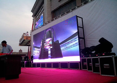 32 x 32 dots Super Bright Rental LED Display 6mm 27777 Pixels / SQM supplier