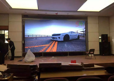 HD Iron Cabinet Indoor Fixed LED Display P4 / Simple Housing Led Video Wall supplier