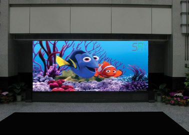 1R1G1B P10 SMD 3 in 1 Indoor Fixed LED Display / Programmable full color LED display screen supplier