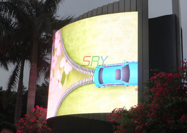 1R1G1B LED Video Screen 10m ~ 100m Viewing Distance Outside Advertising Boards supplier