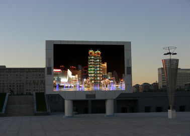 7500 Nits Steel Cabinet RGB P10 DIP Outdoor LED Billboard For Roadside Advertising supplier