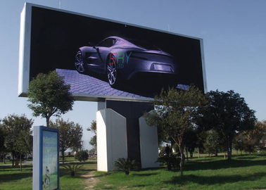 7500 Nits Steel Cabinet RGB P10 DIP Outdoor LED Billboard For Roadside Advertising supplier
