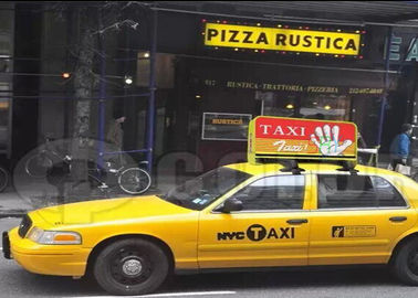 HD Waterproof Taxi Roof LED Display RGB Wireless LED Screen Pixel Pitch P6mm supplier