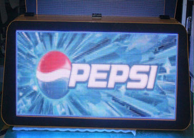 P6 Video Taxi LED Display / Advertising Double Sided LED Signs Light Box supplier