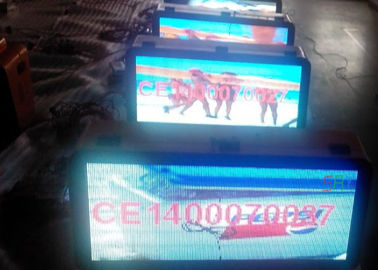 3G SMD Taxi LED Display 27777 Dots / Sqm Car Roof Mobile LED Screen For Advertising supplier