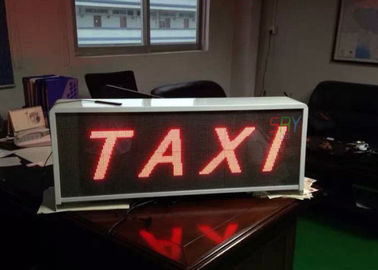 25kg Weight Outdoor Taxi LED Screen 1/8 Scan Constant Current LED Taxi Roof Signs supplier