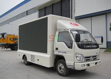 Outdoor P10 Truck Mounted LED Screen 7500nits , Full Color LED Advertising Truck supplier