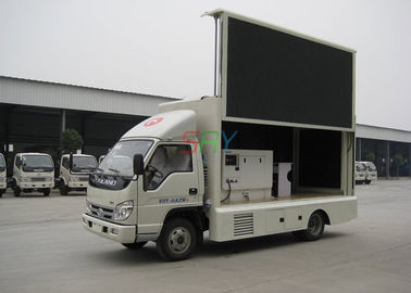 Outdoor P10 Truck Mounted LED Screen 7500nits , Full Color LED Advertising Truck supplier