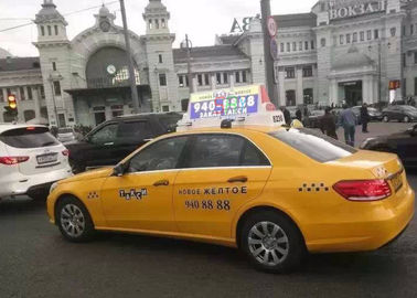 1R1G1B 3in1 Wireless LED Display 6500nits LED Mobile Billboard For Taxi supplier