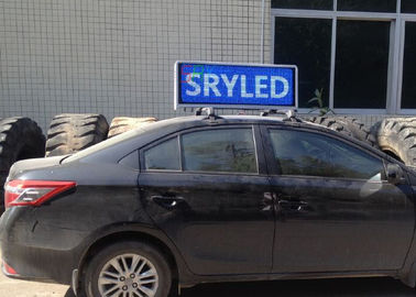 1R1G1B 3in1 Wireless LED Display 6500nits LED Mobile Billboard For Taxi supplier
