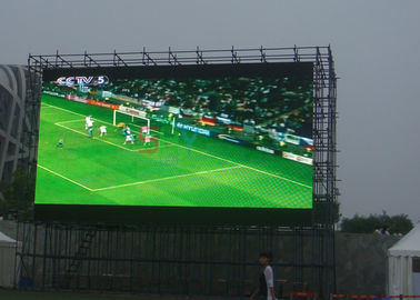 Pixel Pitch Outdoor LED Advertising Screens With Big Viewing Angle , 10mm LED display supplier