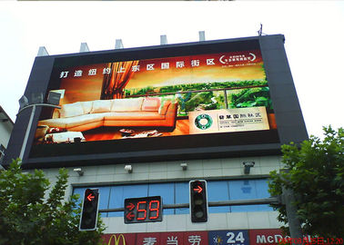 1R1G1B Aluminum LED Advertising Screens For Toll Station , DIP P10 LED display supplier