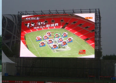 10mm RGB Outdoor LED Video Wall Advertising LED Display Waterproof 32 dots x 16 dots supplier