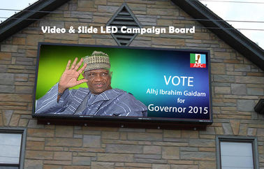 P10 Multi Color LED Display Front Access LED Video Billboards 10000 dots / sqm supplier