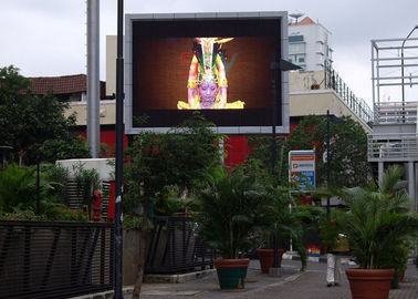 High Definition Outside LED Video Screen With 6500cd / sqm Brightness supplier