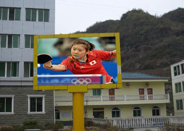 High Definition Outside LED Video Screen With 6500cd / sqm Brightness supplier