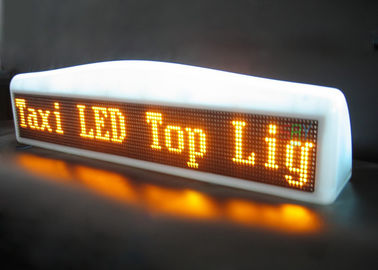 IP65 Asynchronous Wireless Taxi LED Display Top / HD Light led taxi roof signs supplier