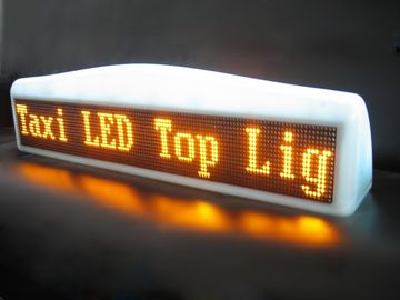 P10 Moving Taxi LED Display , 96 x 16 Pixel IP65 Multi Color LED Display supplier