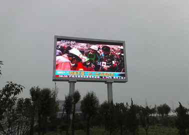 Double Column 12mm LED Wall Display Screen 7500nits Outside Advertising Boards supplier