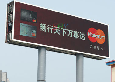 Double Column 12mm LED Wall Display Screen 7500nits Outside Advertising Boards supplier