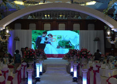 7.62mm SMD3528 Stage LED Screens , LED Stage Curtain Screen For Rental supplier